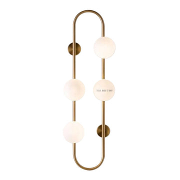 Applique murale Globe en verre  Lumière chaude  Protection des yeux contre la lumière douce  Anti-corrosion Lampes décoratives